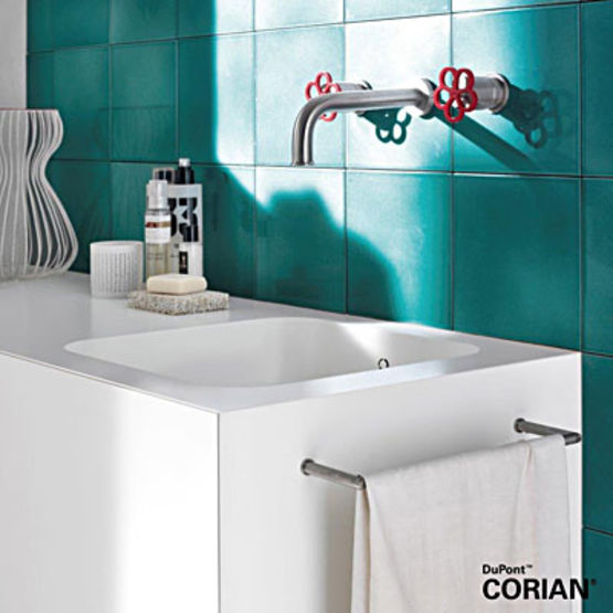 Plan vasque sur-mesure | Corian® - produit présenté par DUPONT™ CORIAN®