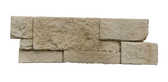 Plaquette de parement géométrique en pierre reconstituée | Cubik - produit présenté par ORSOL