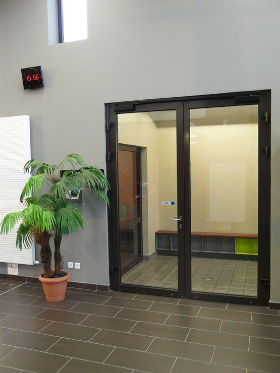 Porte à 2 vantaux vitrée coupe-feu en aluminium | ALUPROTEC - produit présenté par SVF