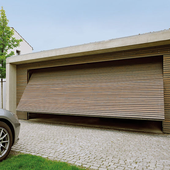  Porte basculante pour garage simple ou double jusqu&#039;à 5 mètres | Berry N 80 - HÖRMANN