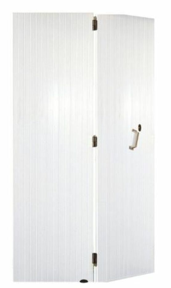  Porte de garage traditionnelle PVC | URANUS PVC - Porte battante de garage