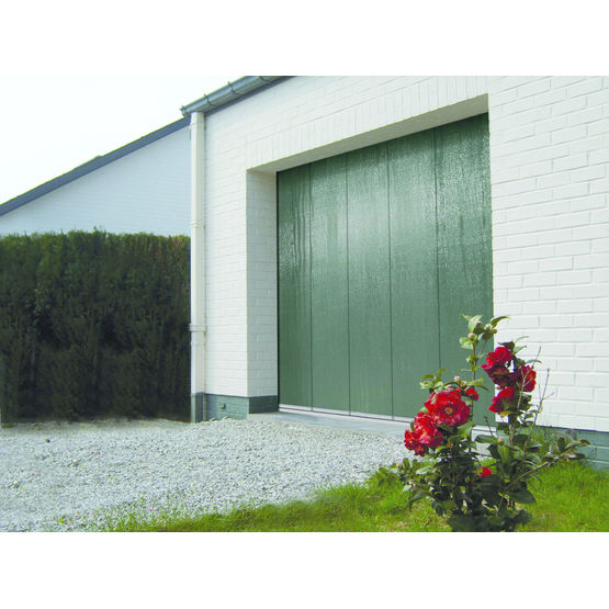 Porte sectionnelle de garage sur mesure à ouverture latérale | Carsec PRO 