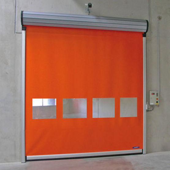 Porte souple à enroulement avec fenêtres transparentes | Novospeed Flex