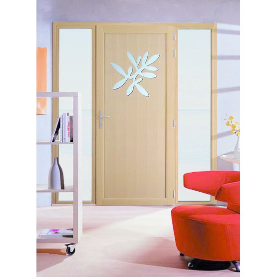 Portes d&#039;entrée bois-aluminium personnalisées | QUIETA