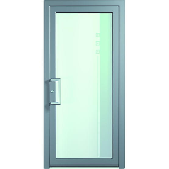 Portes d&#039;entrée en aluminium au style épuré contemporain | Portes aluminium A78