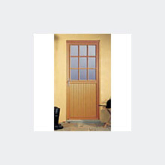 Portes secondaires pleines ou vitrées en bois ou PVC | Les Secondaires