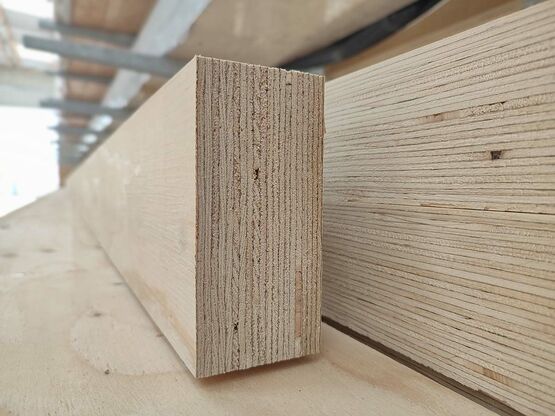 Poutre et panneau en lamelle de bois déroulé très haute résistance | Lamibois - produit présenté par FRANCE POUTRES