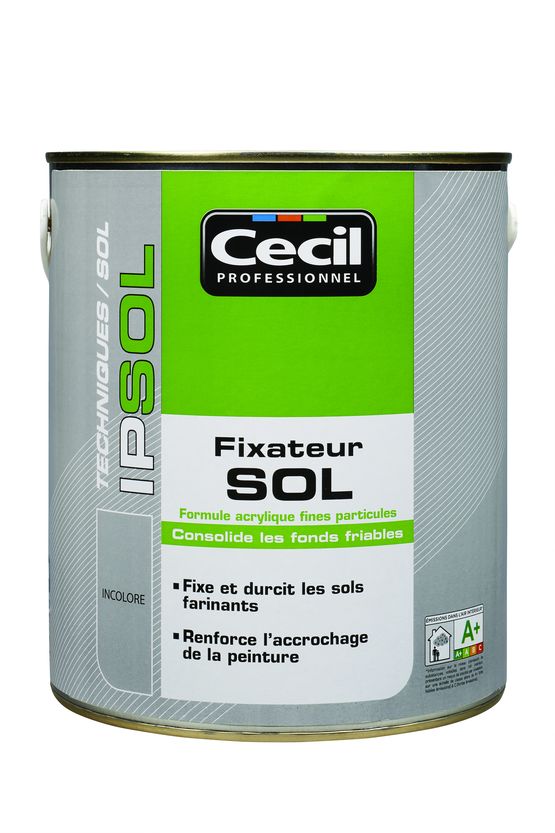  Primaire et finition pour la protection des sols en béton ou ciment brut | Cecil Pro IP Sol et PE SOL - Peintures pour supports minéraux