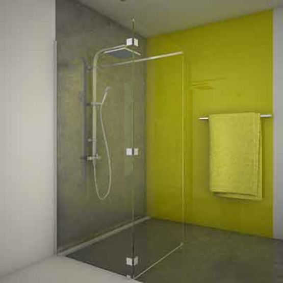  Quincaillerie miniature pour paroi de douche sans joints ni cornières | Walk-In - ADLER SAS
