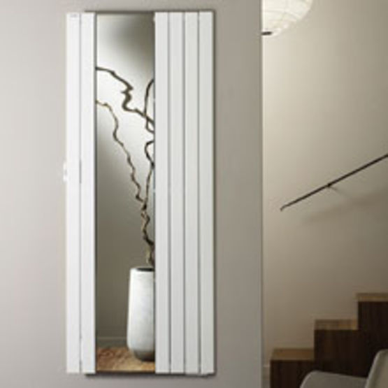 Radiateur vertical pivotant avec miroir intégré | Fassane Miroir Premium