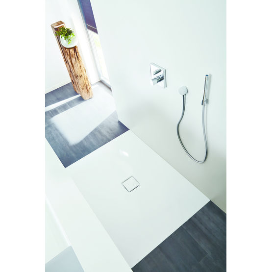 Receveur de douche en acier pour douche à l&#039;italienne | Conoflat