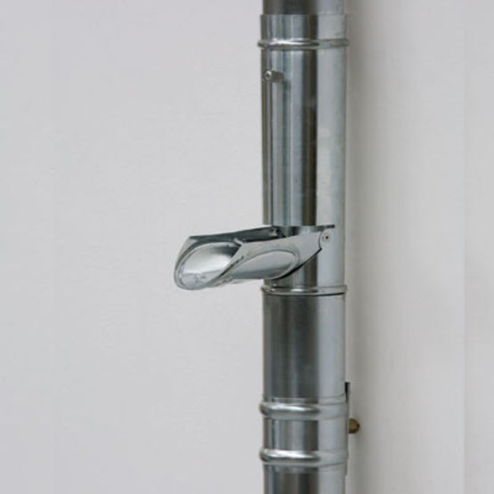 Récupérateur d&#039;eau pluviale en zinc naturel | Récupérateur d&#039;eau