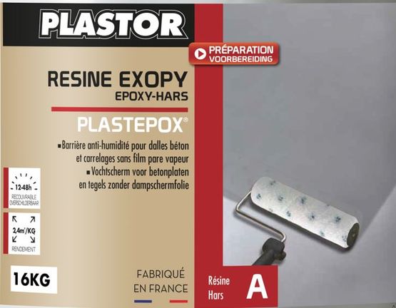  Résine époxy bi-composante pour protection contre les remontées d’humidité | PLASTEPOX  - Primaire d'accrochage ou sous-couche