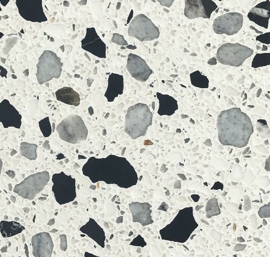 Revêtement Terrazzo marbre époxy coulé et poncé in situ | Himfloor DS 7000 - produit présenté par HIMFLOOR SAS