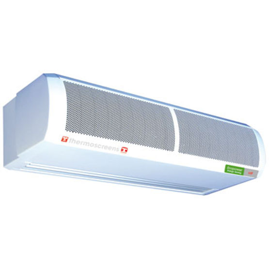 Rideau d&amp;#8217;air chaud électrique ou à eau chaude de 300 à 4 000 m3/h | Série standard