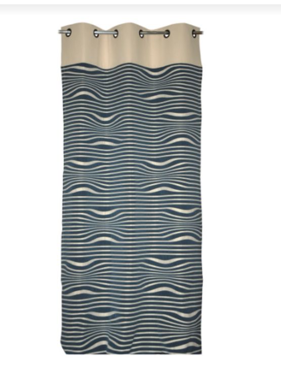 Rideau en coton avec œillets | Rideau recto/verso laque 7622-02 - produit présenté par LELIÈVRE