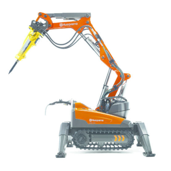 Robot démolisseur télécommandé | DXR 140