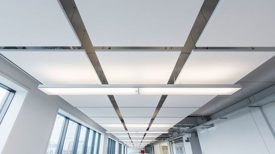  Rockfon Eclipse® | Système d&#039;îlots acoustiques suspendus sous plafond - Plafonds suspendus en fibre minérale