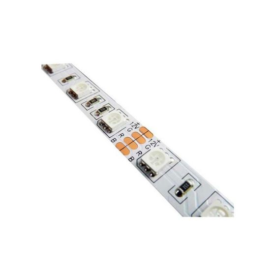 Ruban LED 12V DC SMD5050 60LED/m 5m RGB IP33 | Référence 1785-000 - produit présenté par LED LIGHTING FRANCE