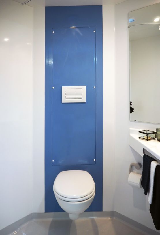  Salle de bain monobloc compacte PMR | ONDINE  - Lavabos PMR