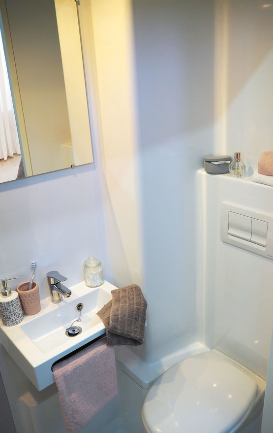  Salle de bain préfabriquée pour petits espaces | JADE EVO | Gamme BAUDET INTIAL - Salle de bain monobloc