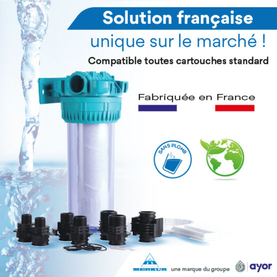 Solution 100% française de filtration 100% sans plomb