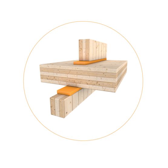  Solutions d&#039;insonorisation Getzner pour construction en bois  | SOLUTIONS CONSTRUCTION BOIS - Matériaux pour désolidarisation antivibratoire