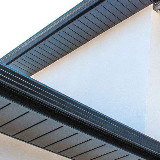  Sous-face aluminium pour habillage d&#039;avant-toits et débords de toiture | Sous-face alu - DAL'ALU