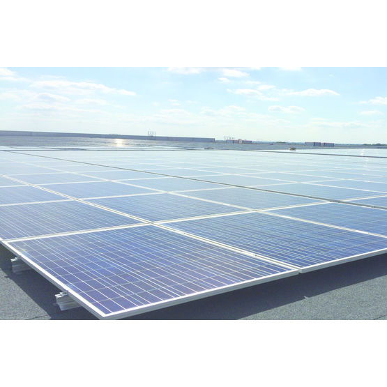 Structure pour la pose de panneaux solaires en toiture-terrasse | Inova PV Lite