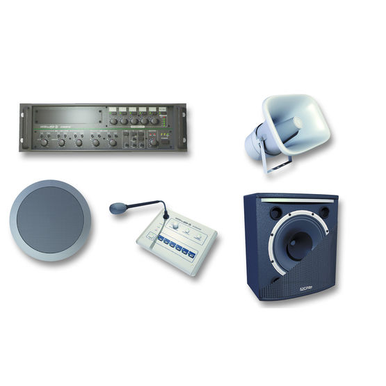 Système complet pour sonorisation d&#039;ERP | Axceb