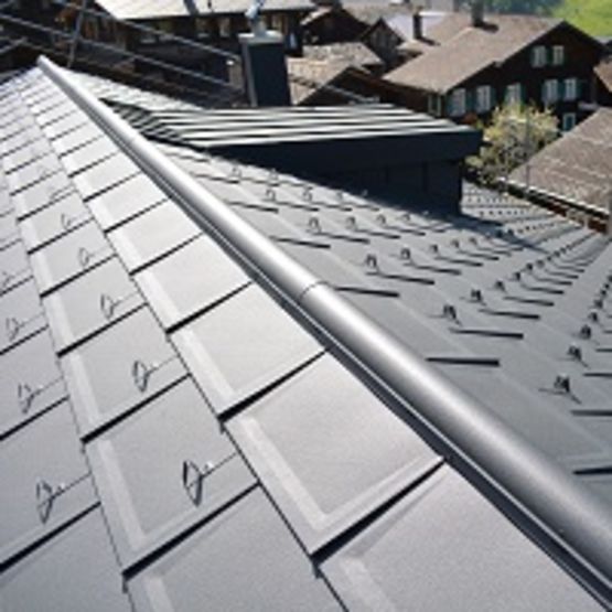  Système de toiture contemporain en aluminium laqué | R16 - PREFA FRANCE