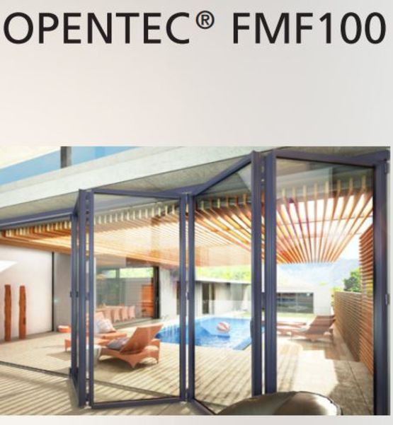 Système pliant ou coulissant pour baie vitrée avec ou sans cadre ou panneaux bois plein | OPENTEC  - produit présenté par MANTION