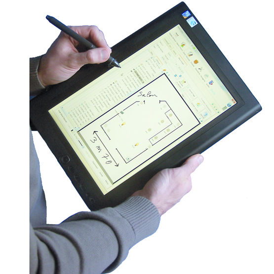 Tablette avec stylet pour gestion de commerciale et suivi de chantier | Mobil&#039;Outils