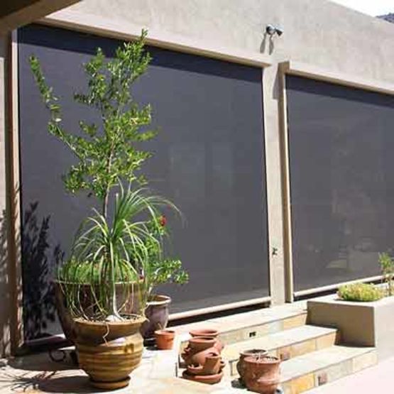 Tissu de protection solaire transparent pour intérieur ou extérieur | Satiné 5500 - produit présenté par MERMET