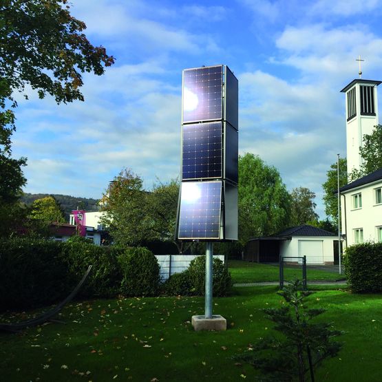 Tour solaire haute performance pour pose en espace vert | Solar Tower