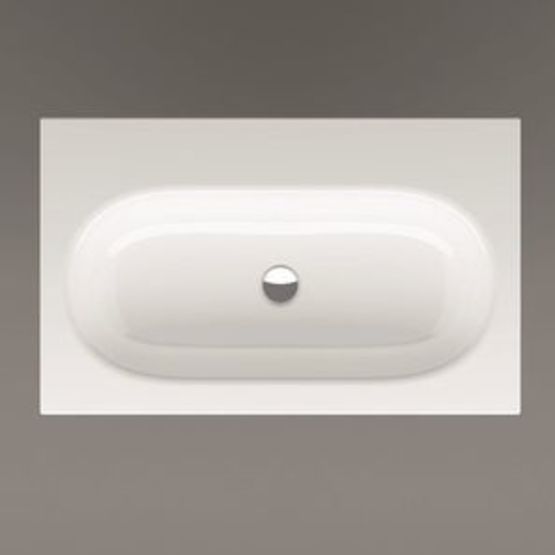 Vasque à poser blanc sans trou de robinet | BETTECOMODO A217-000