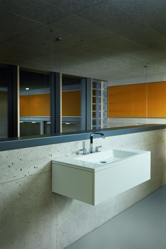  Vasque de salle de bain au design épuré en acier titane vitrifié | BetteAqua - BETTE