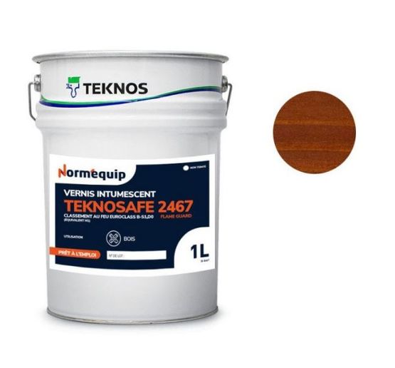 Vernis intumescent bois Teknos Teknosafe 2467 - produit présenté par NORMEQUIP