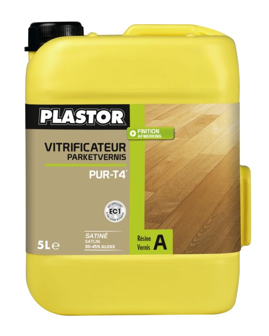 Vitrificateur pur polycarbonate bi-composant pour parquets et bois en intérieur | PUR-T4