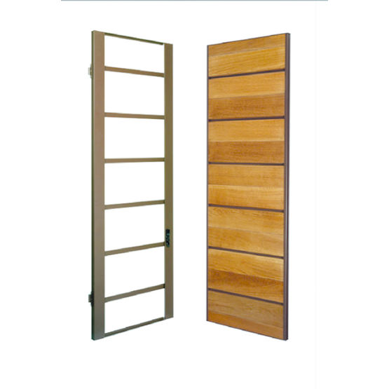 Volet ou persienne en bois et aluminium | Uni Wood