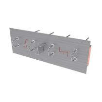Rupteur de pont thermique pour les liaisons façade/plancher en zone statique | Slabe Z boitier isolant structurel 