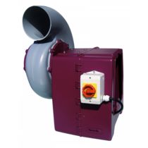 Moto-ventilateur polypropylène pour ambiances corrosives jusqu'à 8 000 m3/h | Ibiza ECM