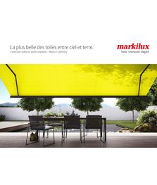 Collection toiles de stores markilux – Made in Germany