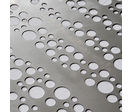Plaques métalliques avec perforations rondes | Rythmic Exau