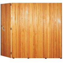 Porte de garage traditionnelle bois coulissante | SATURNE BOIS