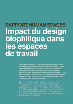 Rapport Human Spaces - Europe