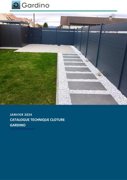Catalogue technique clôture GARDINO