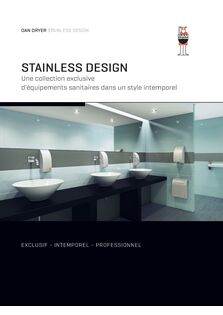 Sèche-mains et Distributeurs muraux STAINLESS DESIGN by DAN DRYER