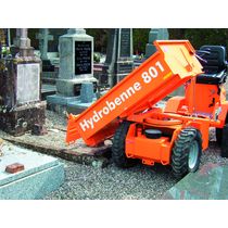 Dumper hydrostatique articulé pour travaux dans cimetières | Hydrobenne 801
