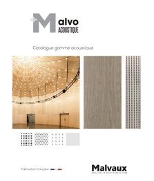 Malvo : Catalogue gamme acoustique